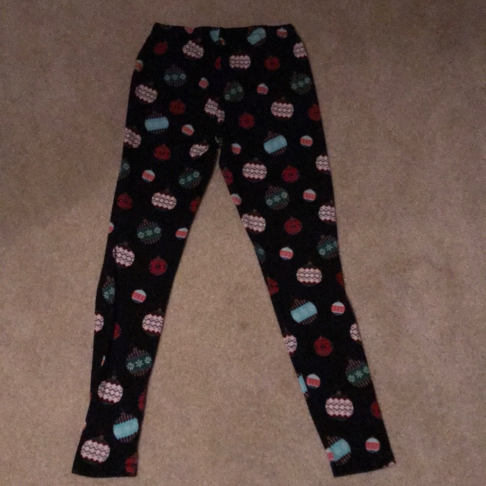 Christmas ornament leggings